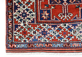 Vintage Turkish rug in a living room setting, pile rug, Turkish rug, vintage rug, portland, rug shop, bright colors, wild shaman, soft rug, bold color, Portland, Oregon, rug store, rug shop, local shop, antique rug