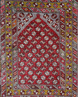 Vintage Turkish rug in living room setting, old rug, antique rug, pastel colors, faded colors, Turkish rug, vintage rug, soft rug, Portland, Oregon, rug store, rug shop, local shop