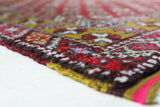 Vintage Turkish rug in living room setting, old rug, antique rug, pastel colors, faded colors, Turkish rug, vintage rug, soft rug, Portland, Oregon, rug store, rug shop, local shop