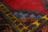 Vintage Turkish rug in a living room setting, pile rug, Turkish rug, vintage rug, portland, rug shop, bright colors, wild shaman, soft rug, bold color, Portland, Oregon, rug store, rug shop, local shop, antique rug