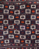 Vintage kilim rug in living room setting, bright colors, wild shaman, soft rug, bold color, Portland, Oregon, rug store, rug shop, local shop, vintage rug, modern kilim, warm colors, antique kilim rug