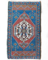 pile rug, Turkish rug, vintage rug, portland, rug shop, bright colors, wild shaman, area rug, red rug, mini rug, bold color, Portland, Oregon, rug store, rug shop, local shop, flat weave, kilim rug