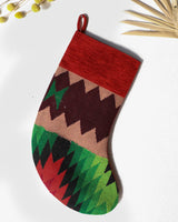 Christmas Stocking, kilim Christmas stocking, gif tables, holiday gift ideas, rug shop, Portland, Oregon, home accessories, kilim accessories, rug accessories,  Christmas gift ideas