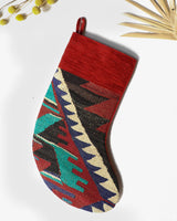 Christmas Stocking, kilim Christmas stocking, gif tables, holiday gift ideas, rug shop, Portland, Oregon, home accessories, kilim accessories, rug accessories,  Christmas gift ideas