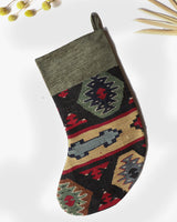 Christmas Stocking, kilim Christmas stocking, gif tables, holiday gift ideas, rug shop, Portland, Oregon, home accessories, kilim accessories, rug accessories,  Christmas gift ideas