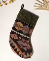 Christmas Stocking, kilim Christmas stocking, gif tables, holiday gift ideas, rug shop, Portland, Oregon, home accessories, kilim accessories, rug accessories,  Christmas gift ideas