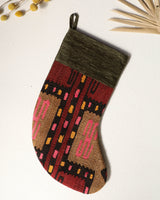 Christmas Stocking, kilim Christmas stocking, gif tables, holiday gift ideas, rug shop, Portland, Oregon, home accessories, kilim accessories, rug accessories,  Christmas gift ideas