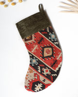 Christmas Stocking, kilim Christmas stocking, gif tables, holiday gift ideas, rug shop, Portland, Oregon, home accessories, kilim accessories, rug accessories,  Christmas gift ideas