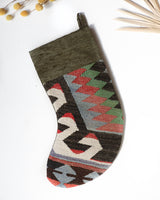 Christmas Stocking, kilim Christmas stocking, gif tables, holiday gift ideas, rug shop, Portland, Oregon, home accessories, kilim accessories, rug accessories,  Christmas gift ideas