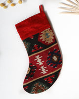 Christmas Stocking, kilim Christmas stocking, gif tables, holiday gift ideas, rug shop, Portland, Oregon, home accessories, kilim accessories, rug accessories,  Christmas gift ideas
