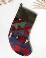 Christmas Stocking, kilim Christmas stocking, gif tables, holiday gift ideas, rug shop, Portland, Oregon, home accessories, kilim accessories, rug accessories,  Christmas gift ideas