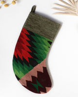 Christmas Stocking, kilim Christmas stocking, gif tables, holiday gift ideas, rug shop, Portland, Oregon, home accessories, kilim accessories, rug accessories,  Christmas gift ideas