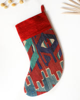Christmas Stocking, kilim Christmas stocking, gif tables, holiday gift ideas, rug shop, Portland, Oregon, home accessories, kilim accessories, rug accessories,  Christmas gift ideas