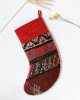 Christmas Stocking, kilim Christmas stocking, gif tables, holiday gift ideas, rug shop, Portland, Oregon, home accessories, kilim accessories, rug accessories,  Christmas gift ideas