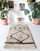 Vintage Turkish rug in a living room setting, pile rug, Turkish rug, vintage rug, portland, rug shop, bright colors, wild shaman, soft rug, bold color, Portland, Oregon, rug store, rug shop, local shop, shag rug, shaggy, plush,tulu rugs