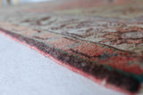 Vintage Turkish rug in living room setting, old rug, antique rug, pastel colors, faded colors, Turkish rug, vintage rug, soft rug, Portland, Oregon, rug store, rug shop, local shop