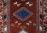 Vintage Turkish rug in a living room setting, pile rug, Turkish rug, vintage rug, portland, rug shop, bright colors, wild shaman, soft rug, bold color, Portland, Oregon, rug store, rug shop, local shop, antique rug
