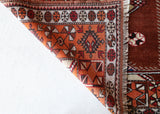 Vintage Turkish rug in a living room setting, pile rug, Turkish rug, vintage rug, portland, rug shop, bright colors, wild shaman, soft rug, bold color, Portland, Oregon, rug store, rug shop, local shop, antique rug