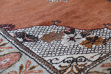 Vintage Turkish rug in a living room setting, pile rug, Turkish rug, vintage rug, portland, rug shop, bright colors, wild shaman, soft rug, bold color, Portland, Oregon, rug store, rug shop, local shop, antique rug