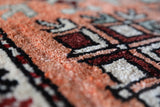 Vintage Turkish rug in a living room setting, pile rug, Turkish rug, vintage rug, portland, rug shop, bright colors, wild shaman, soft rug, bold color, Portland, Oregon, rug store, rug shop, local shop, antique rug