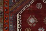 Vintage Turkish rug in a living room setting, pile rug, Turkish rug, vintage rug, portland, rug shop, bright colors, wild shaman, soft rug, bold color, Portland, Oregon, rug store, rug shop, local shop