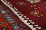 Vintage Turkish rug in a living room setting, pile rug, Turkish rug, vintage rug, portland, rug shop, bright colors, wild shaman, soft rug, bold color, Portland, Oregon, rug store, rug shop, local shop