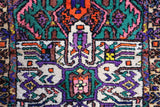 Vintage Kurdish Herki Runner Rug 2'5"x8'