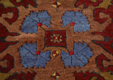 Vintage Turkish rug in a living room setting, pile rug, Turkish rug, vintage rug, portland, rug shop, bright colors, wild shaman, soft rug, bold color, Portland, Oregon, rug store, rug shop, local shop, antique rug