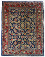 Vintage Turkish rug in a living room setting, pile rug, Turkish rug, vintage rug, portland, rug shop, bright colors, wild shaman, soft rug, bold color, Portland, Oregon, rug store, rug shop, local shop, antique rug
