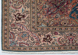 Vintage Turkish rug in a living room setting, pile rug, Turkish rug, vintage rug, portland, rug shop, bright colors, wild shaman, soft rug, bold color, Portland, Oregon, rug store, rug shop, local shop