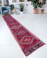 Vintage Turkish runner rug in a living room setting, pile rug, Turkish rug, vintage rug, portland, rug shop, bright colors, wild shaman, soft rug, bold color, Portland, Oregon, rug store, rug shop, local shop