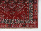 Vintage Turkish runner rug in a living room setting, pile rug, Turkish rug, vintage rug, portland, rug shop, bright colors, wild shaman, soft rug, bold color, Portland, Oregon, rug store, rug shop, local shop