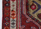Vintage Turkish runner rug in a living room setting, pile rug, Turkish rug, vintage rug, portland, rug shop, bright colors, wild shaman, soft rug, bold color, Portland, Oregon, rug store, rug shop, local shop,