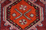 Vintage Turkish runner rug in a living room setting, pile rug, Turkish rug, vintage rug, portland, rug shop, bright colors, wild shaman, soft rug, bold color, Portland, Oregon, rug store, rug shop, local shop,