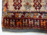 Vintage Turkish rug in a living room setting, pile rug, Turkish rug, vintage rug, portland, rug shop, bright colors, wild shaman, soft rug, bold color, Portland, Oregon, rug store, rug shop, local shop, shag rug, shaggy, plush,tulu rugs