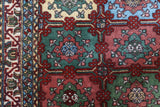 Vintage Turkish rug in a living room setting, pile rug, Turkish rug, vintage rug, portland, rug shop, bright colors, wild shaman, soft rug, bold color, Portland, Oregon, rug store, rug shop, local shop, antique rug