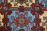 Vintage Turkish rug in a living room setting, pile rug, Turkish rug, vintage rug, portland, rug shop, bright colors, wild shaman, soft rug, bold color, Portland, Oregon, rug store, rug shop, local shop, antique rug