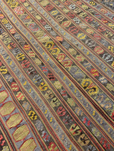 Old Turkish Konya Karapınar Kilim Rug