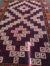 Old Manisa Cicim Kilim 5.8ftx8.5ft