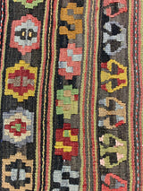 Old Turkish Konya Karapınar Kilim Rug