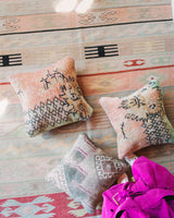 Floor pouf in a living room setting, pillow, turkish pillow, kilim pillow, home decor, decorative pillow, sham, rug pillow, decor, home decor, pouf, floor cushion, cushion, Portland, rugshop, Oregon, Wild Shaman, ottoman