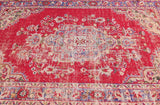 Vintage Demirci Oushak Rug  6ftx7.5ft