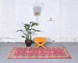 Vintage Isparta Rug 5ftx8.4ft