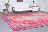 Old Demirci Oushak Rug 9.6ftx12.4ft