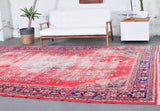 Old Demirci Oushak Rug 9.6ftx12.4ft