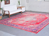 Old Demirci Oushak Rug 9.6ftx12.4ft