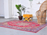 Vintage Demirci Oushak Rug 7.2ftx9.6ft