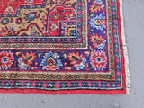 Vintage Demirci Oushak Rug 7.2ftx9.6ft