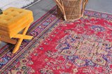 Vintage Demirci Oushak Rug 7.2ftx9.6ft