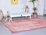 Vintage Demirci Oushak Rug 7ftx10ft
